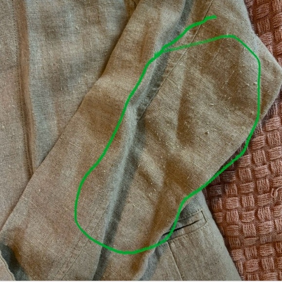 Eileen Fisher 100% Irish Linen Minimalist
Button Up Blazer Women's Sz PL - Picture 4 of 6